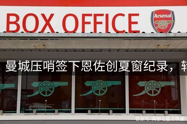 曼城压哨签下恩佐创夏窗纪录，转会费高达1.25亿英镑
